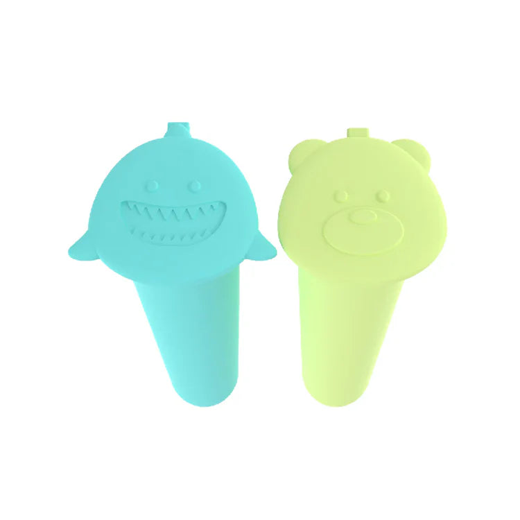 Pack de 2 moldes helado push up Tiburon y Oso Melii