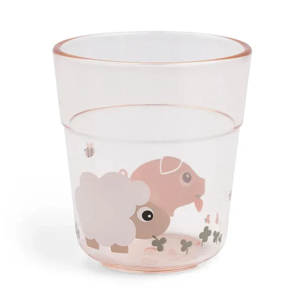Vaso de Tritan Tiny Farm rosa Done By Deer