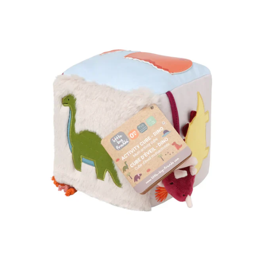 Cubo suave de actividades Amigos Dinos Little Big Friends