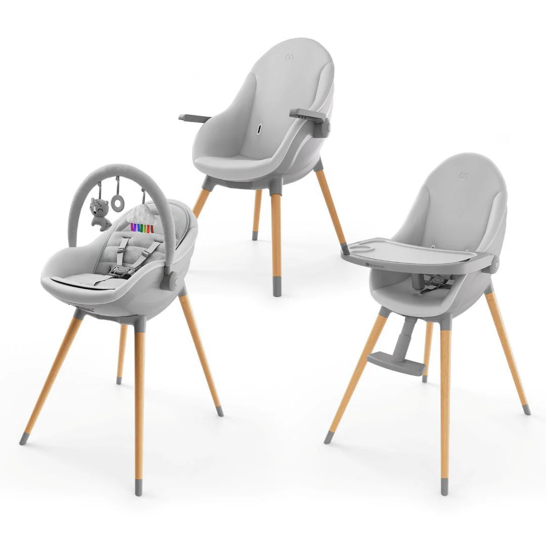 Silla de comer evolutiva 3 en 1 FINI UP Grey KinderKraft