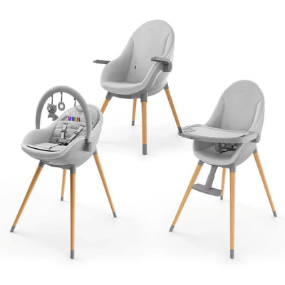 Silla de comer evolutiva 3 en 1 FINI UP Grey KinderKraft