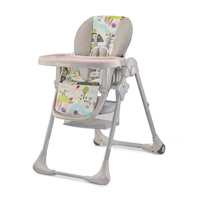 Silla de Comer Plegable Yummy Rosa KinderKraft