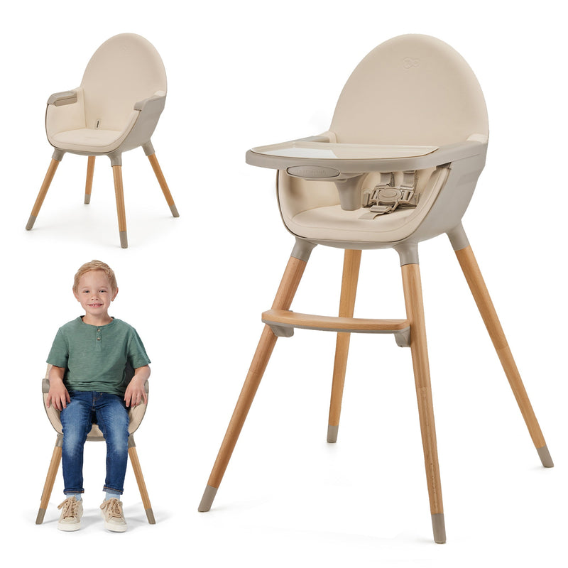 Silla de comer 2 en 1 Fini 2 Beige KinderKraft