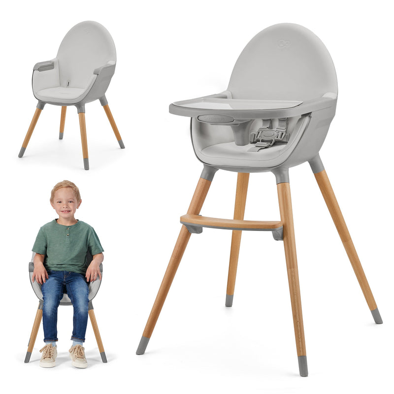 Silla de comer 2 en 1 Fini 2 Gris KinderKraft