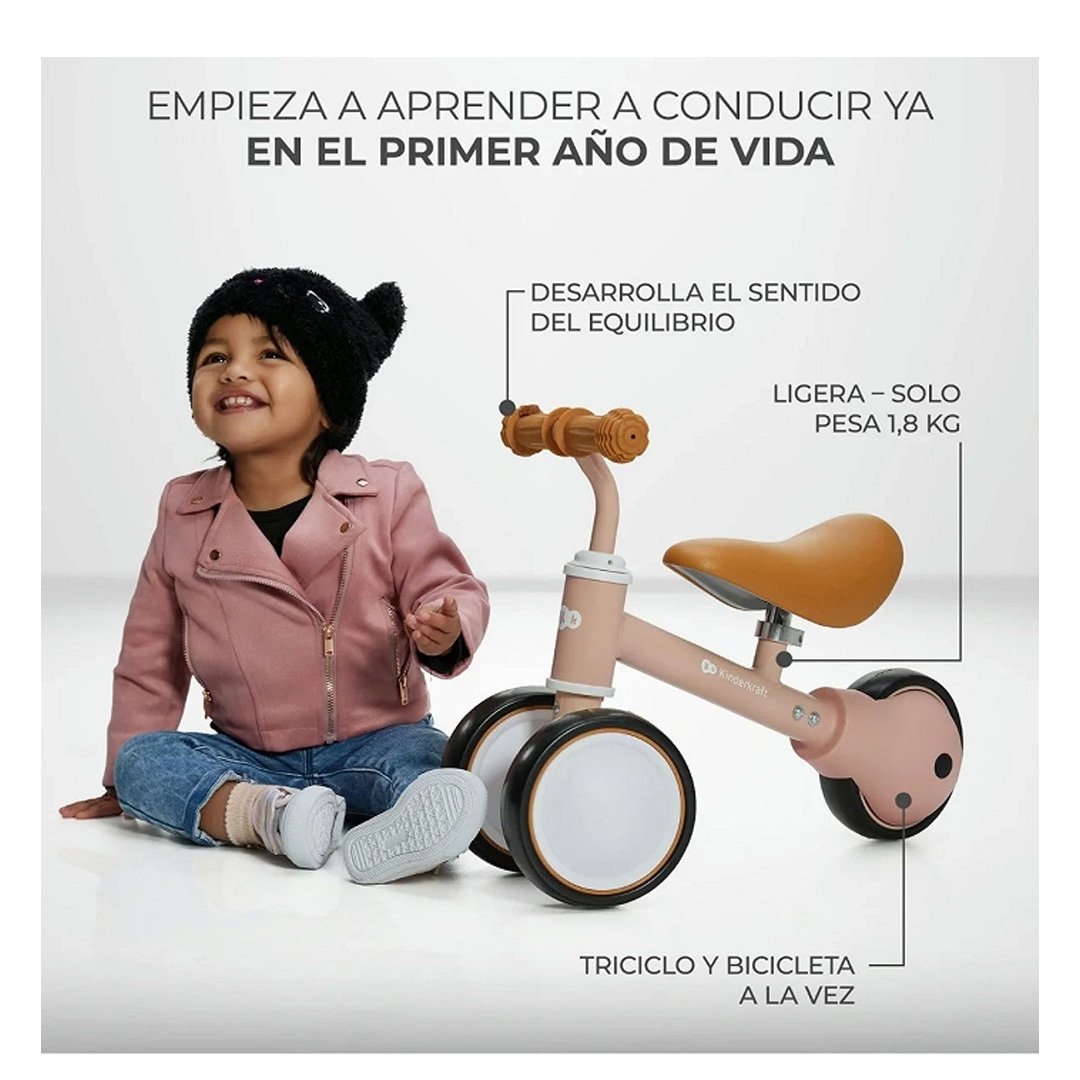 Triciclo Cutie Light Pink Kinderkraft