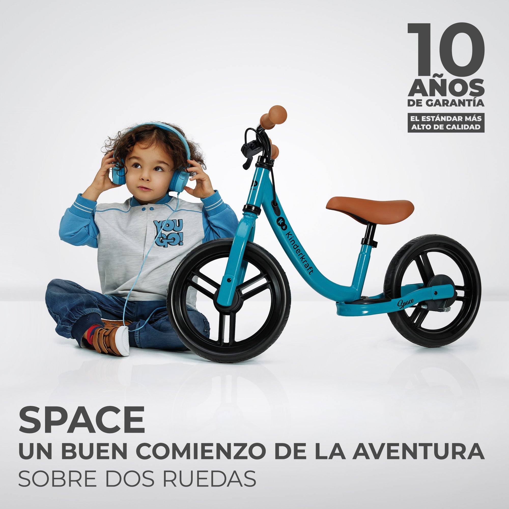 Bicicleta de Balance Space Deep Blue KinderKraft