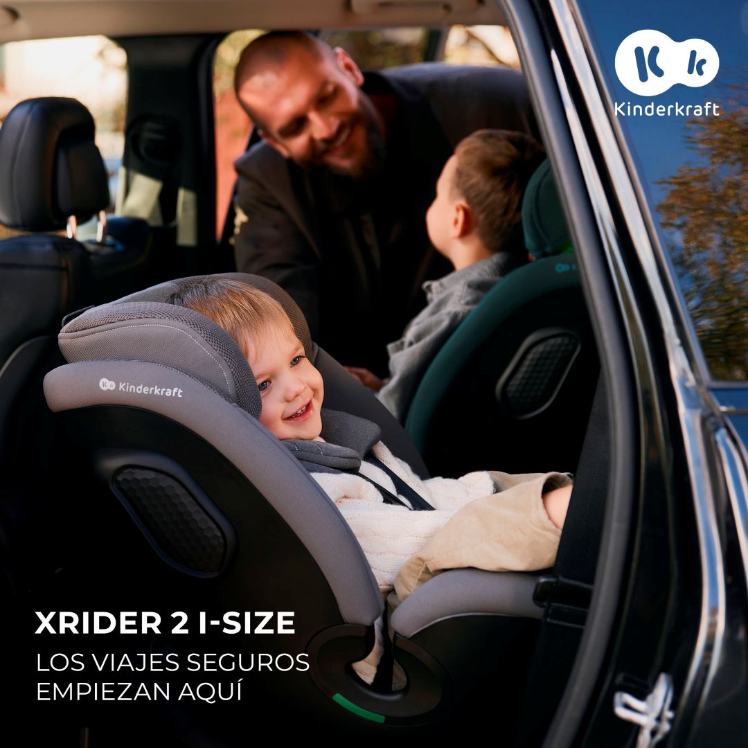 Silla de auto convertible todo en 1 XRIDER 2 i-Size Grey Kinderkraft
