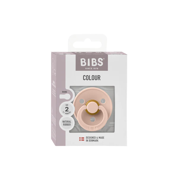 Chupete Bibs Colour x1 | 6-18 Meses | Blush