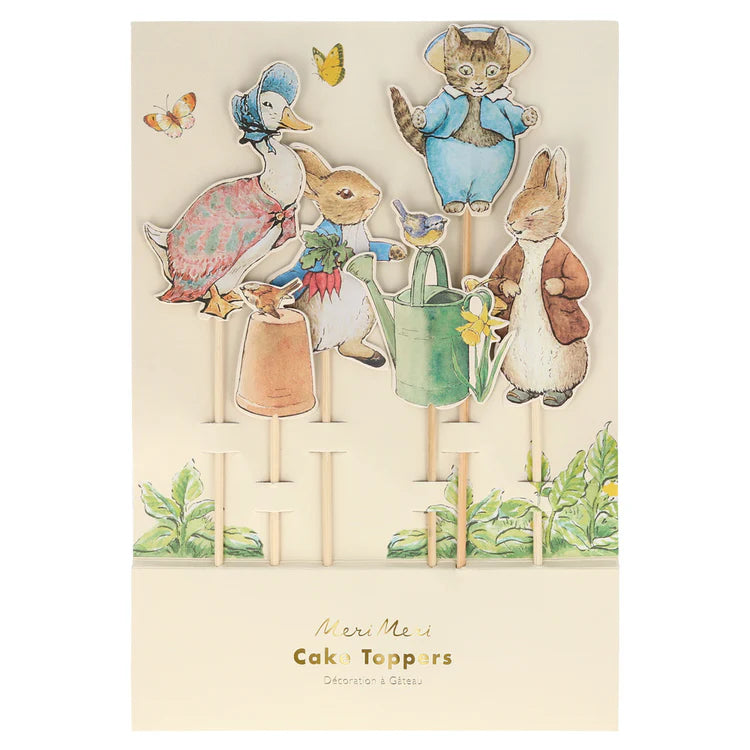 Toppers para tortas Peter Rabbit Meri Meri