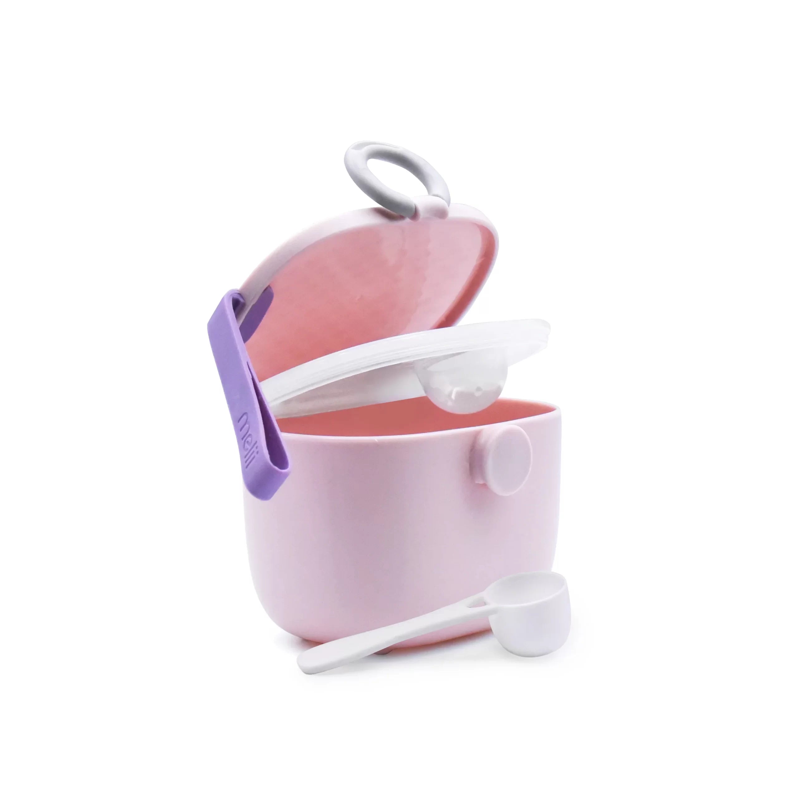 Contenedor para almacenar fórmula Rosado Melii