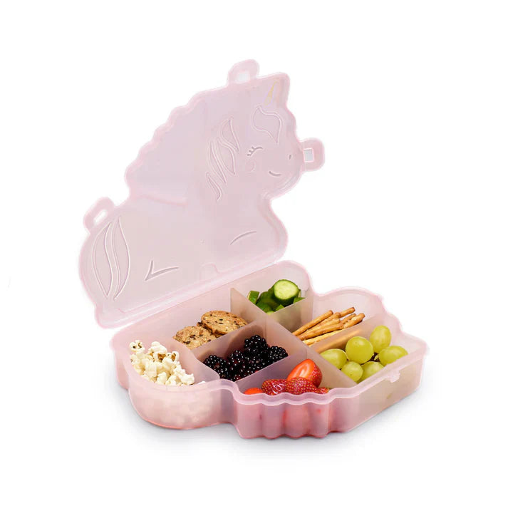 Caja Contenedora Animal Snackle Unicornio Melii