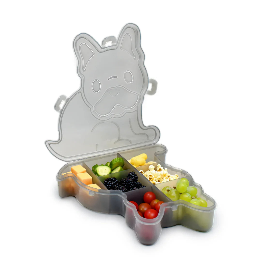 Caja Contenedora Animal Snackle Bulldog Melii