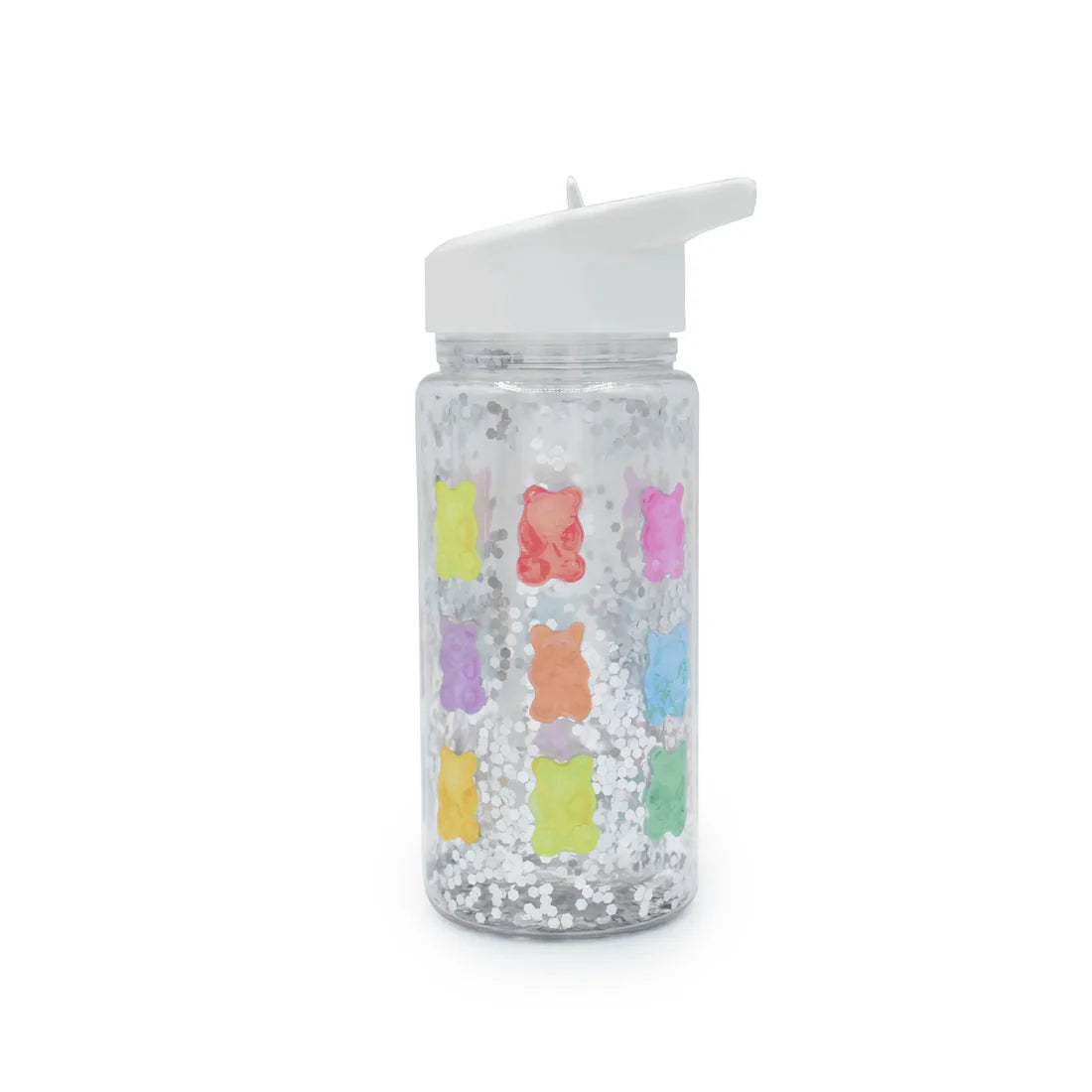 Botella de agua de doble pared con bombilla Ositos Melii