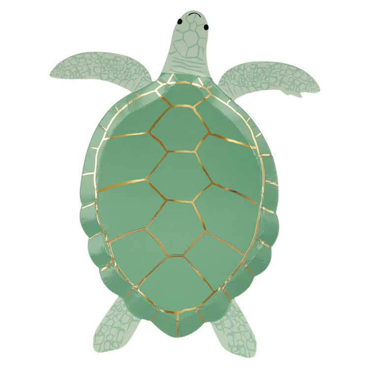 Platos con forma de tortuga Meri Meri