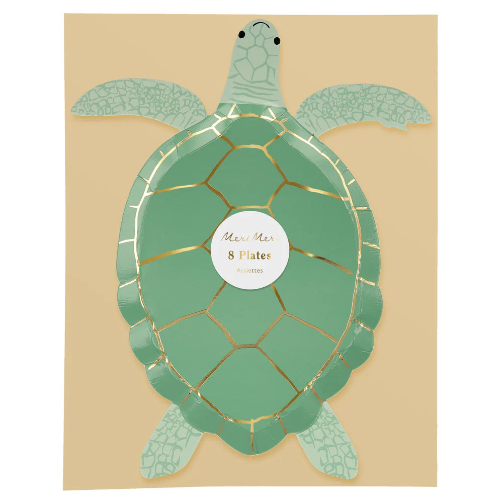 Platos con forma de tortuga Meri Meri