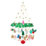 Lámpara decorativa con íconos de Navidad de Homeycomb Balls Meri Meri