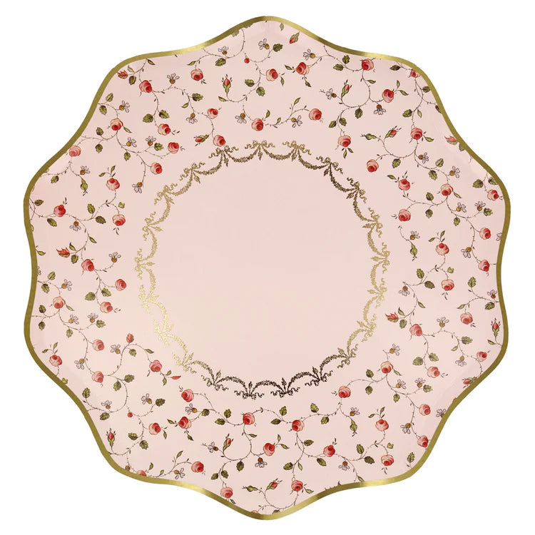 Platos Ladurée María Antonieta grandes Meri Meri