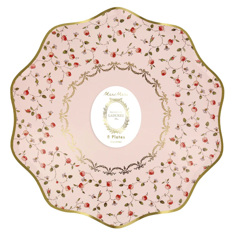 Platos Ladurée María Antonieta grandes Meri Meri