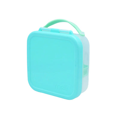 Mini lonchera con asa Azul Melii