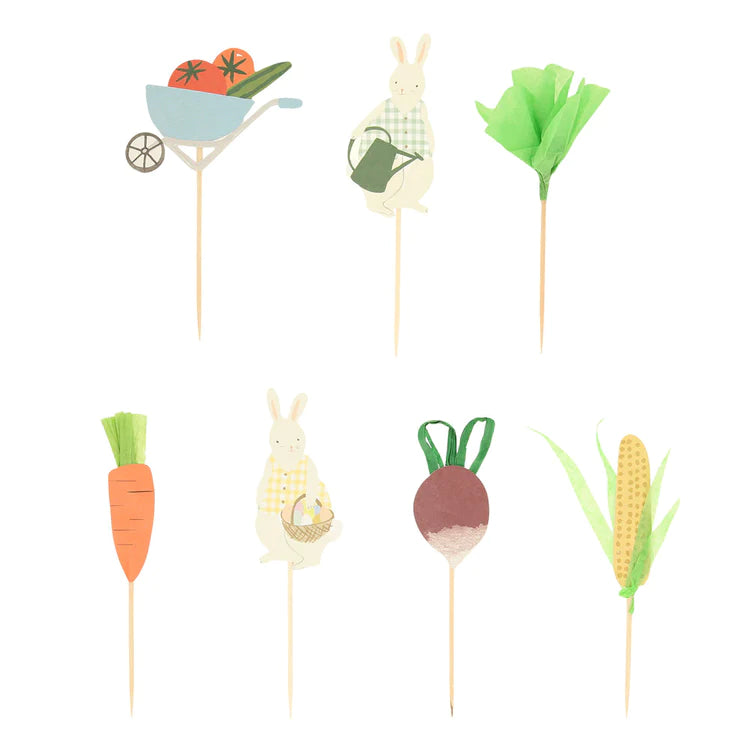 Kit de cupcakes jardinera de conejos Meri Meri