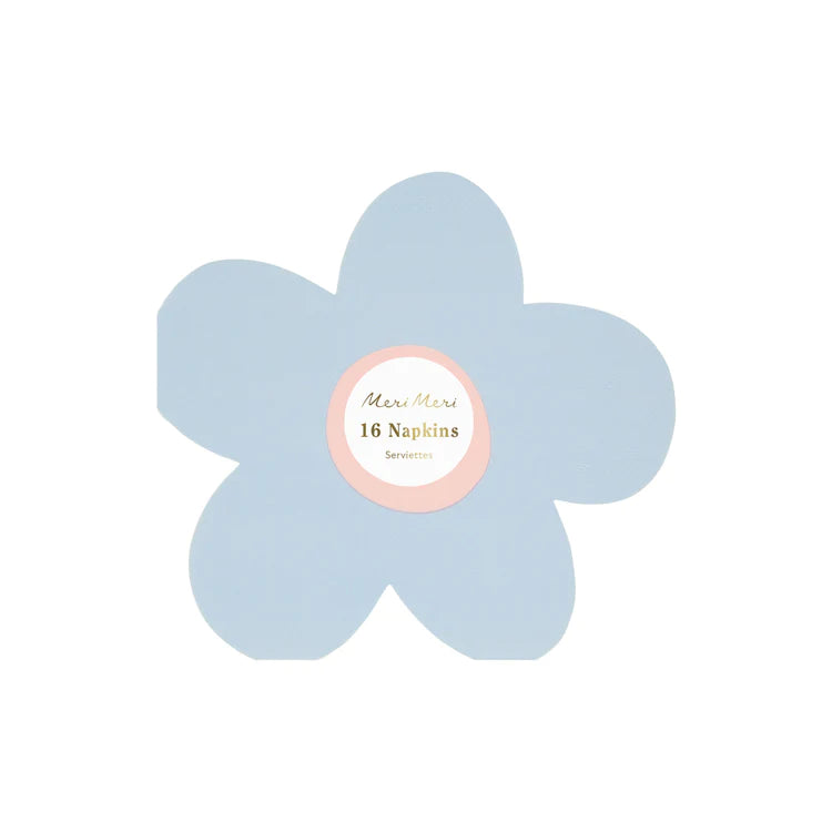 Servilletas con forma de margarita en colores pastel Meri Meri