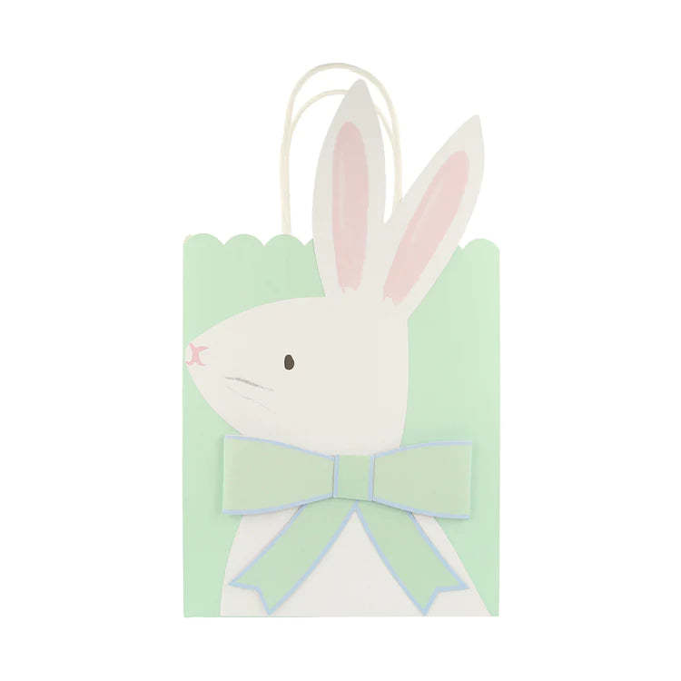Bolsas con forma de conejos con lazos Meri Meri