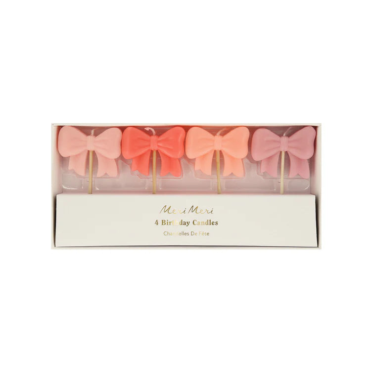 Velas con forma de lazos Meri Meri