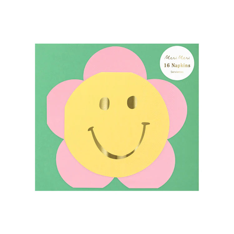 Servilletas con forma de iconos felices Meri Meri