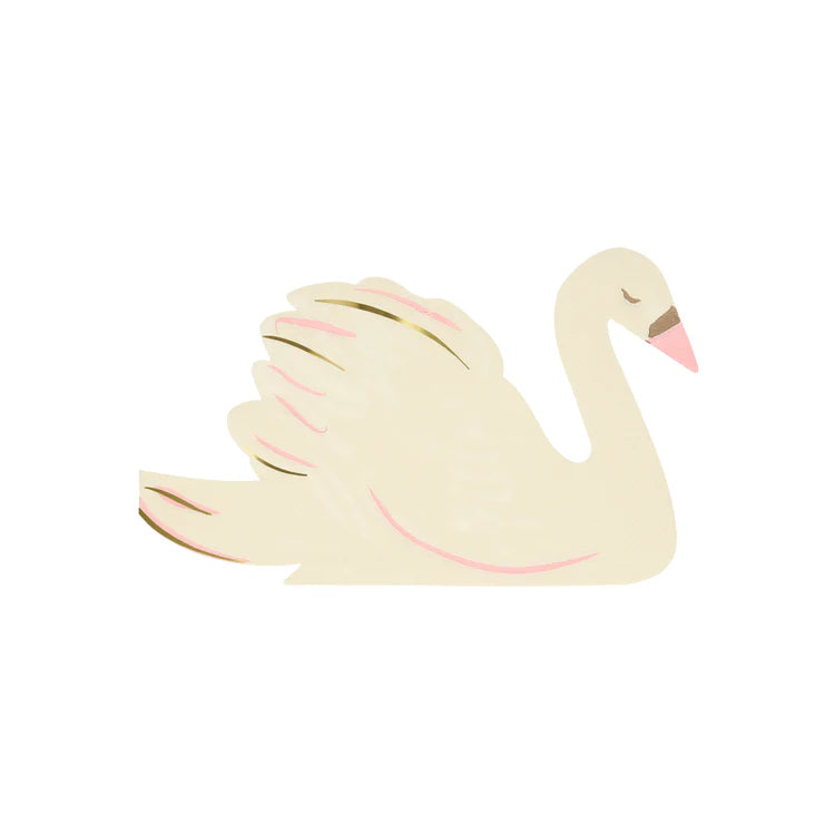 Servilletas con forma de Cisne Meri Meri