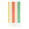 Mantel de papel rayas multicolor Meri Meri