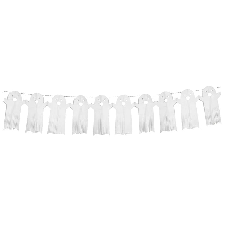 Guirnalda de papel de seda con forma de Fantasmas Meri Meri