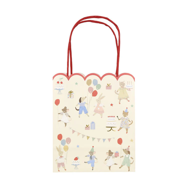 Bolsas para sorpresas fiesta de animalitos Meri Meri