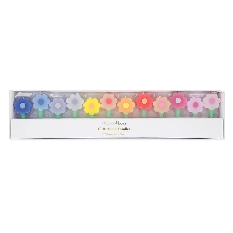 Velas mini con forma de margaritas Meri Meri