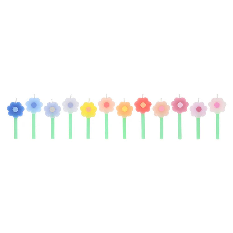 Velas mini con forma de margaritas Meri Meri