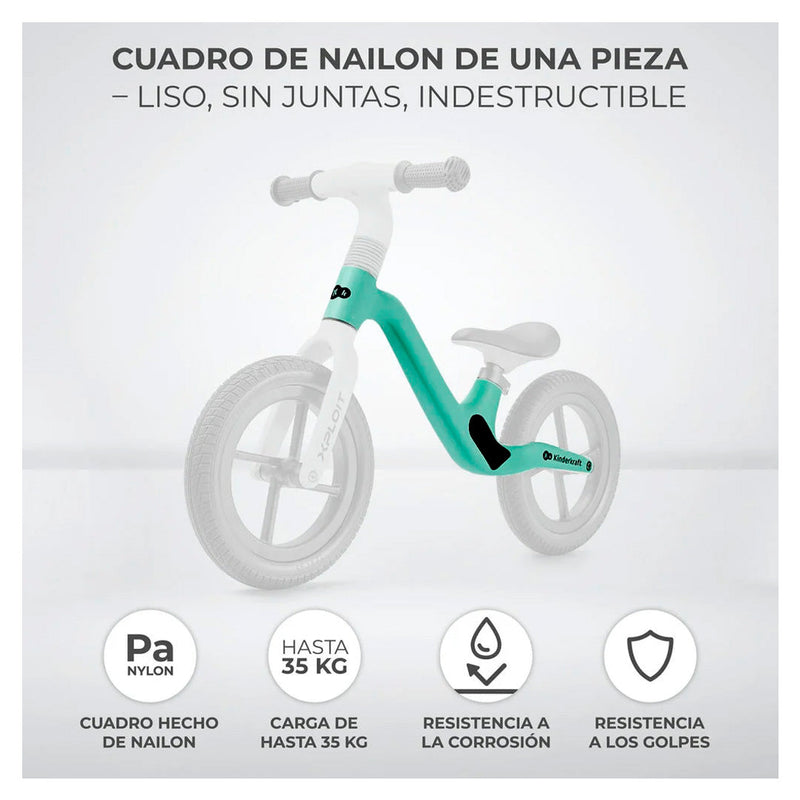 Bicicleta de Balance Xploit Turquesa KinderKraft