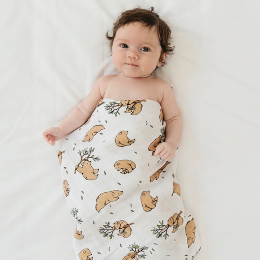 Swaddle Bear Cub Little Blue Nest
