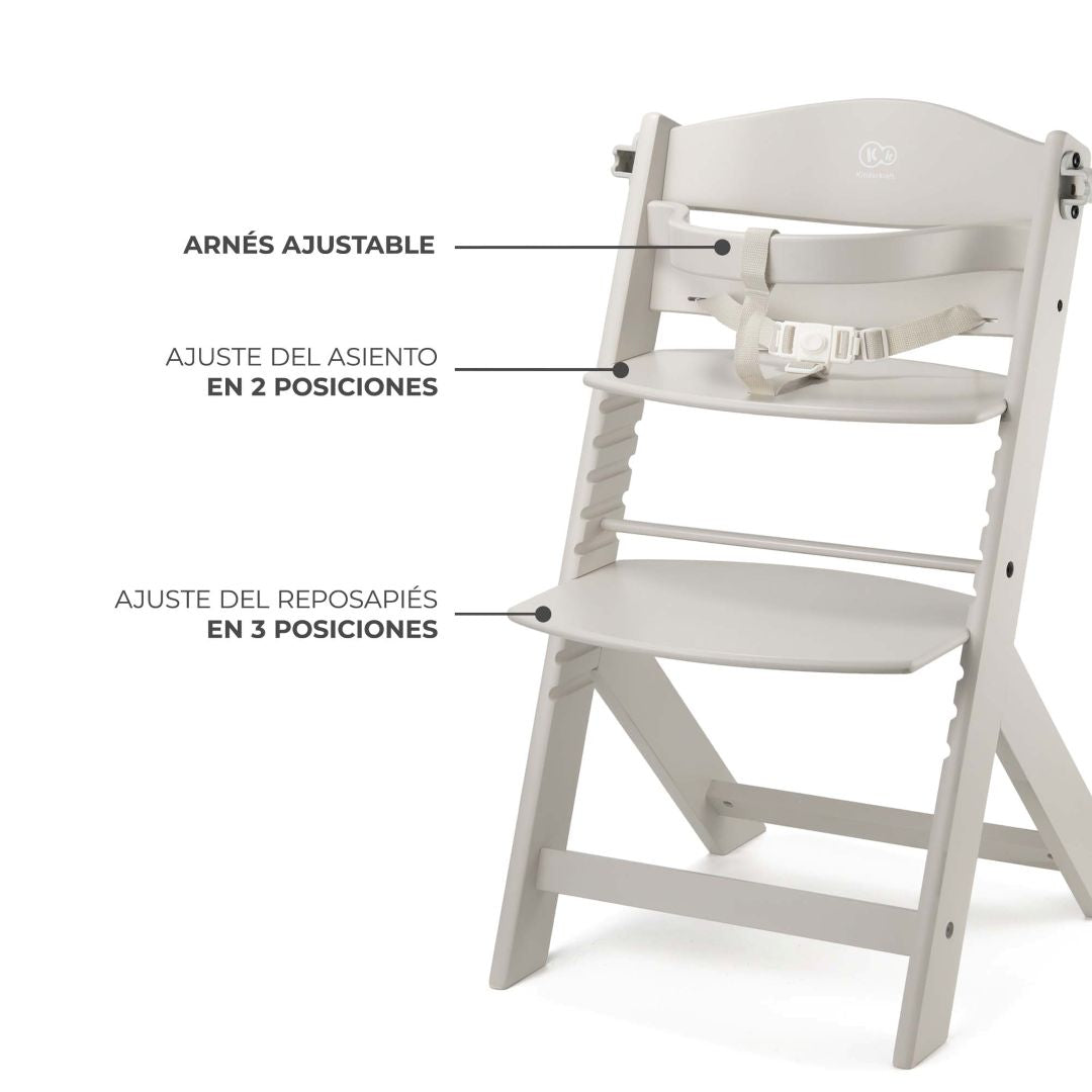 Silla de comer evolutiva Enock Beige KinderKraft