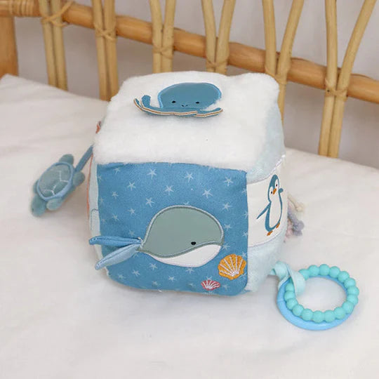 Cubo suave de actividades Oceano Little Big Friends