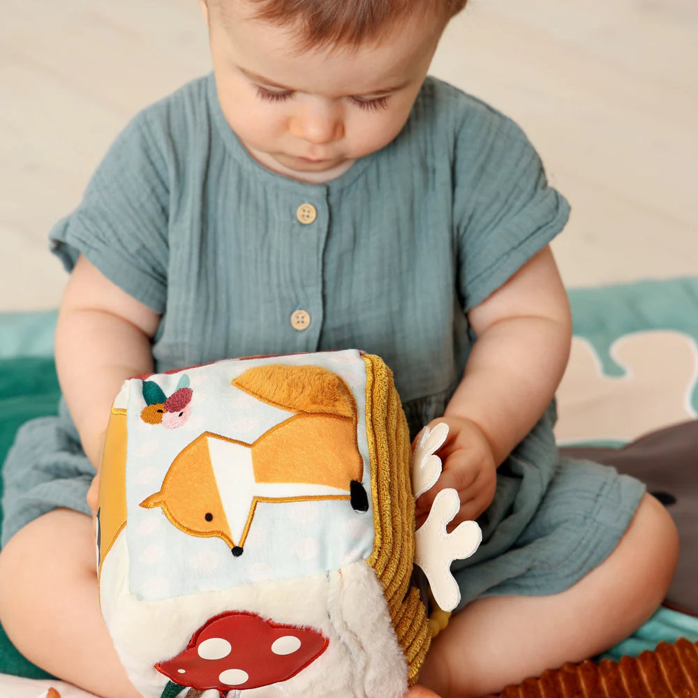 Cubo suave de actividades Bosque Little Big Friends