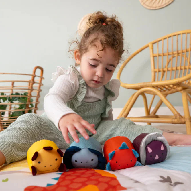 Set de 4 Dooballs Dinosaurios Little Big Friends