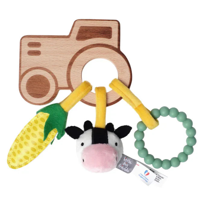 Sonajero de madera Granja Little Big Friends