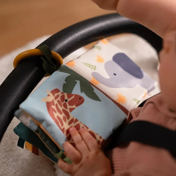 Libro de tela para bebé Jungla Little Big Friends
