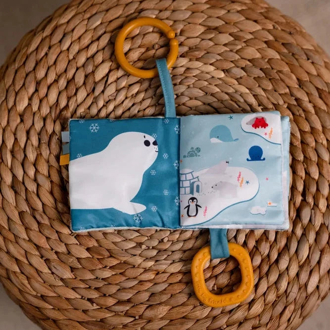 Libro de tela para bebé Océano Little Big Friends