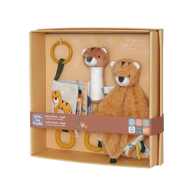 Caja regalo para bebé Jungla Little Big Friends