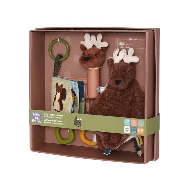 Caja regalo para bebé Bosque Little Big Friends