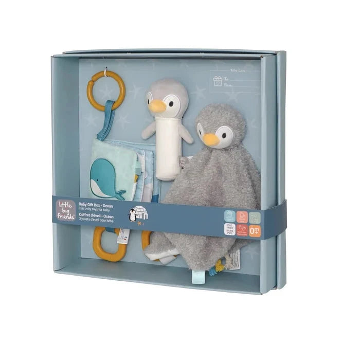 Caja regalo para bebé Océano Little Big Friends