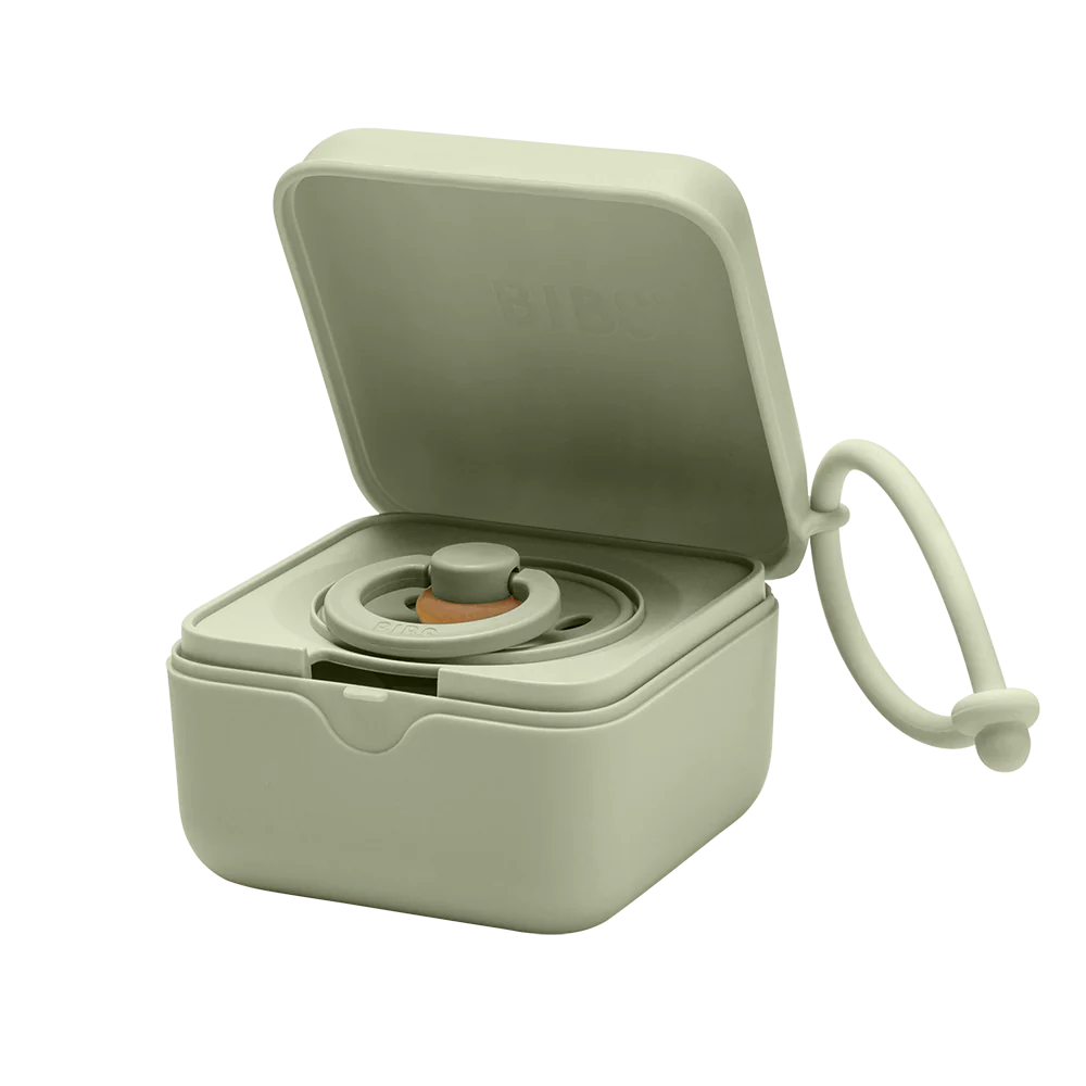 Caja guarda chupetes esterilizadora Bibs Sage