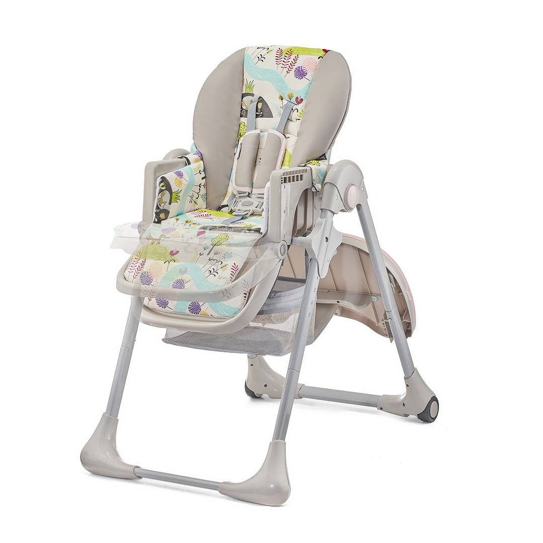 Silla de Comer Plegable Yummy Rosa KinderKraft