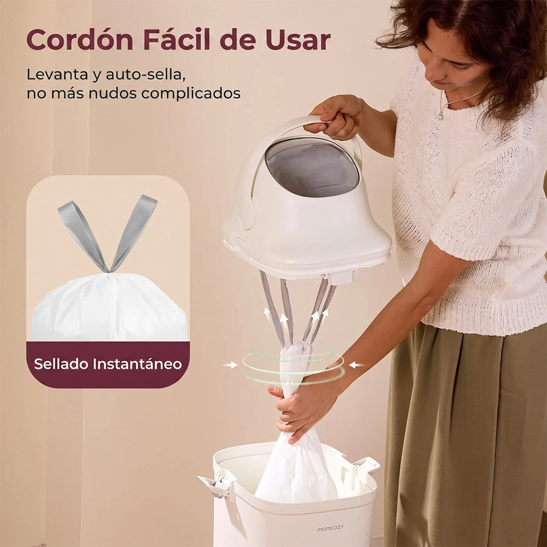 Repuesto Bolsa para Basurero anti-olor Pañales Momcozy