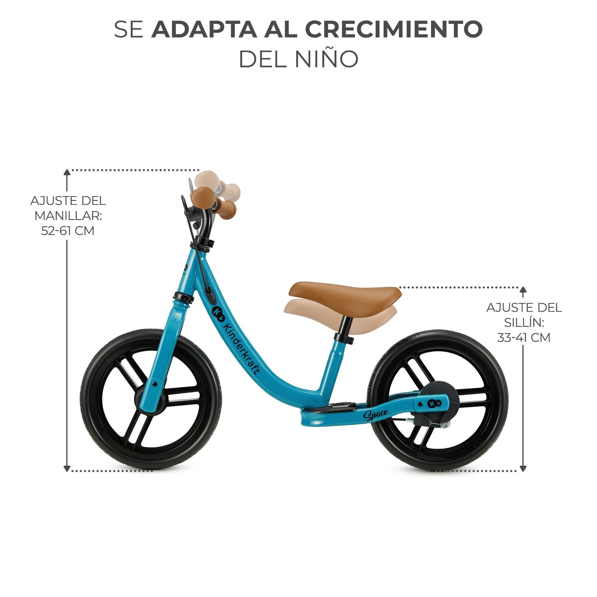Bicicleta de Balance Space Deep Blue KinderKraft